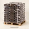 Nacht-Rindenbriketts 760 kg – Palette, Vertrieb durch EI - BUATOIS SEVERINE