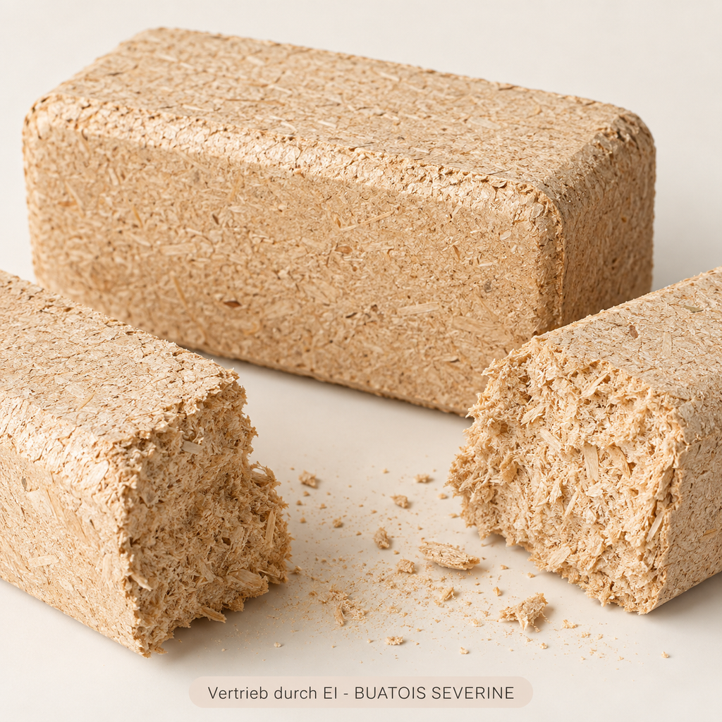 RUF Holzbriketts 750 kg – Detailansicht der Briketts