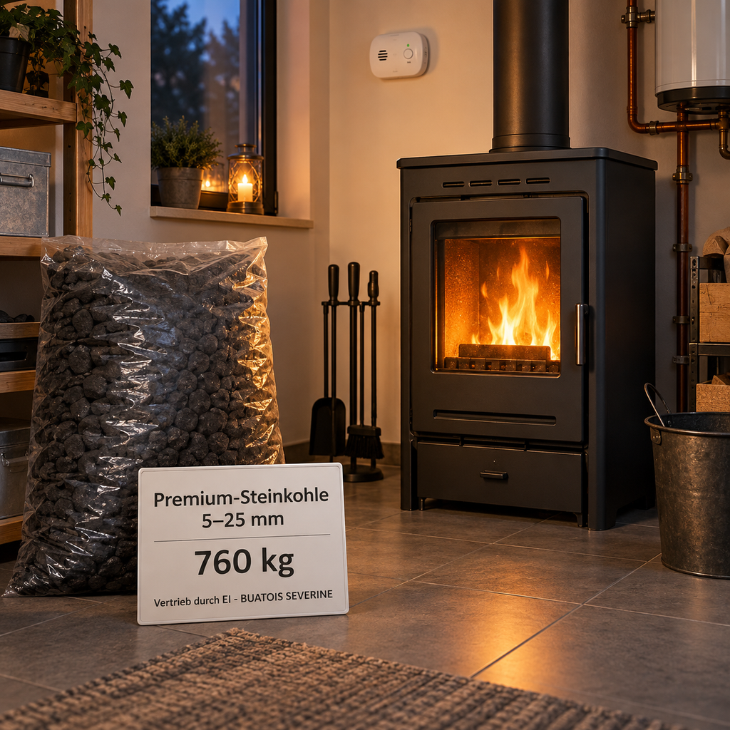 Premium-Steinkohle 5–25 mm – Palette 760 kg