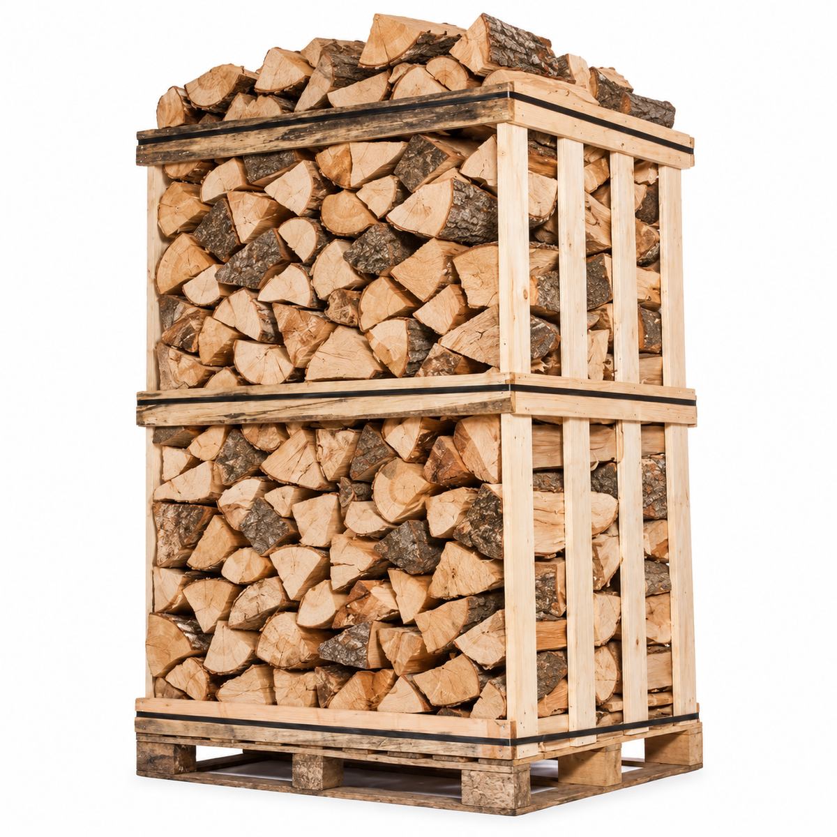 Bois de chauffage feuillus mélangés – 2,5 stères (1,65 m³) – Bûches 30–33 cm