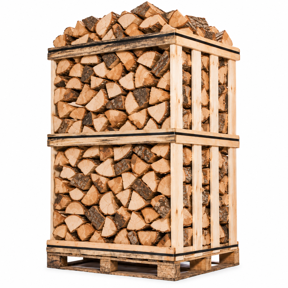 Bois de chauffage Premium – 3 stères – Bûches 25 cm – Bois dur sec