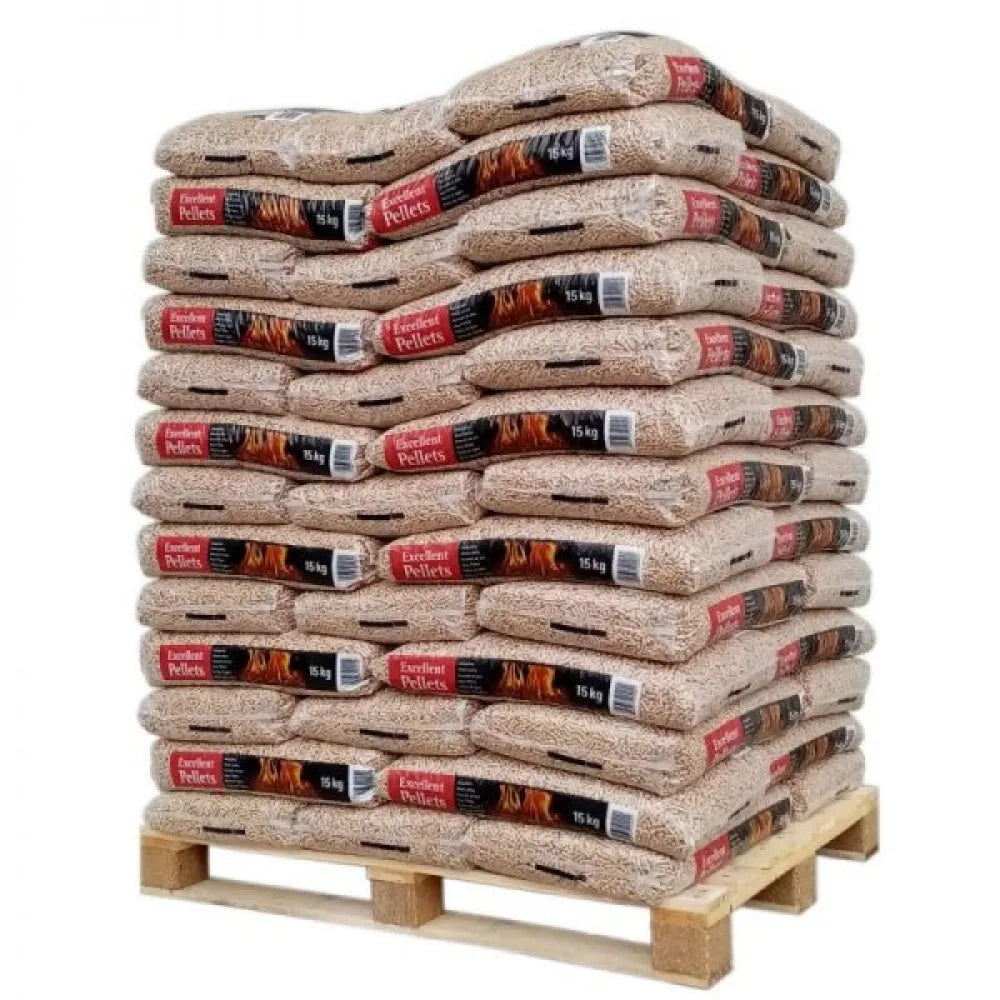 Woodstock Premium Holzpellets – 78 Säcke à 15 kg, 1.170 kg
