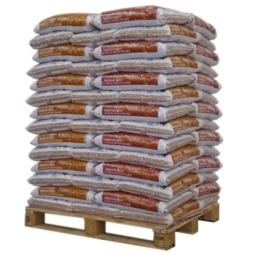 Ardenforest Holzpellets – 70 Säcke à 15 kg, 1.050 kg