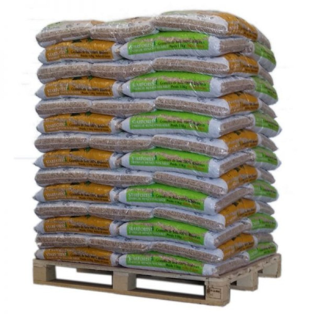 StarForest Nadelholzpellets – Palette mit 1.000 kg